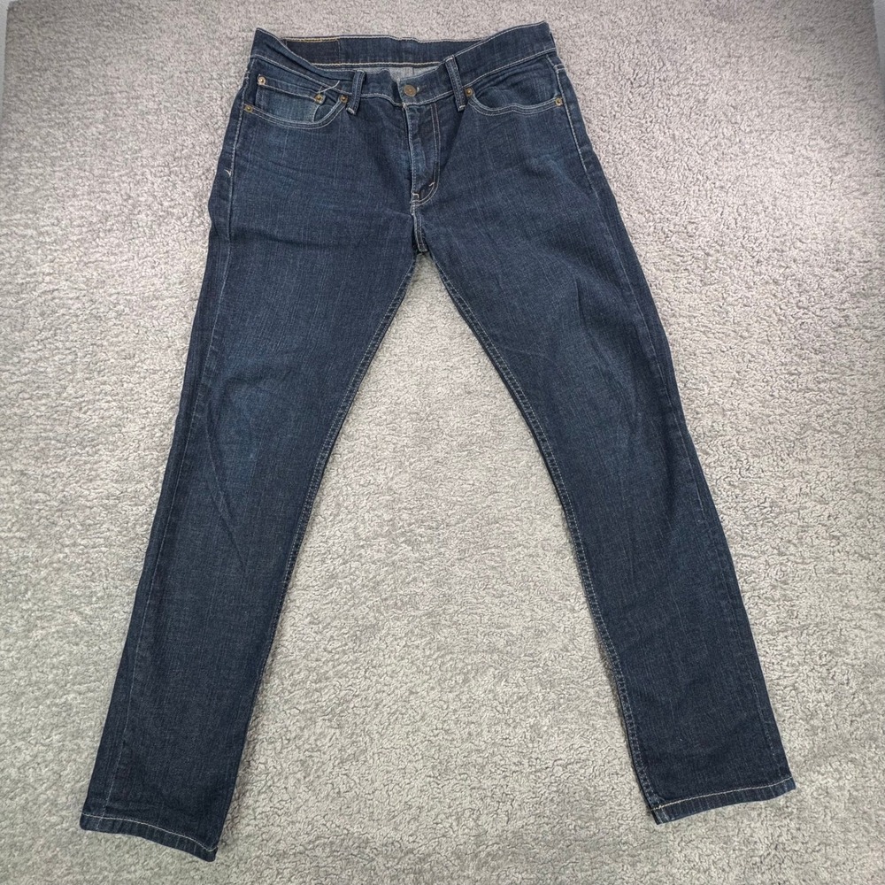 Levis 511 Slim Fit Jeans Mens 34x32 Dark Wash Indigo Denim Pants